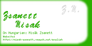 zsanett misak business card